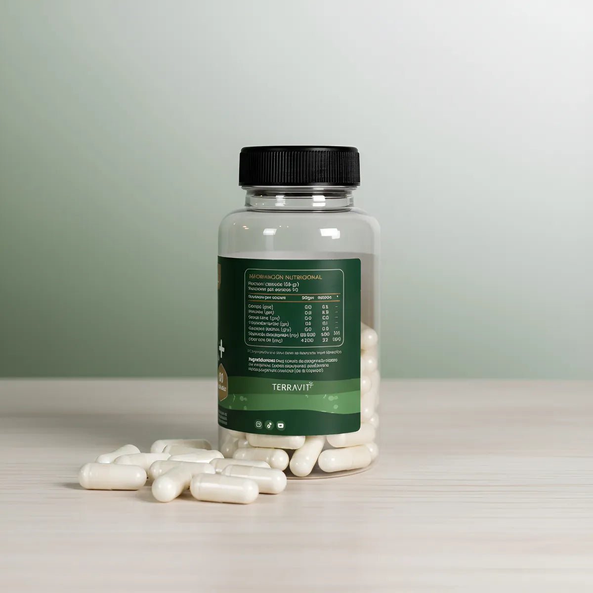 BISGLICINATO DE MAGNESIO + VITAMINA B6 - 60 Cápsulas - TerraVit