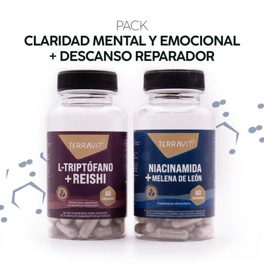 Pack CLARIDAD MENTAL Y EMOCIONAL + DESCANSO REPARADOR - TerraVit