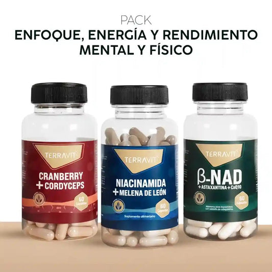 Pack ENFOQUE, ENERGÍA y RENDIMIENTO - TerraVit