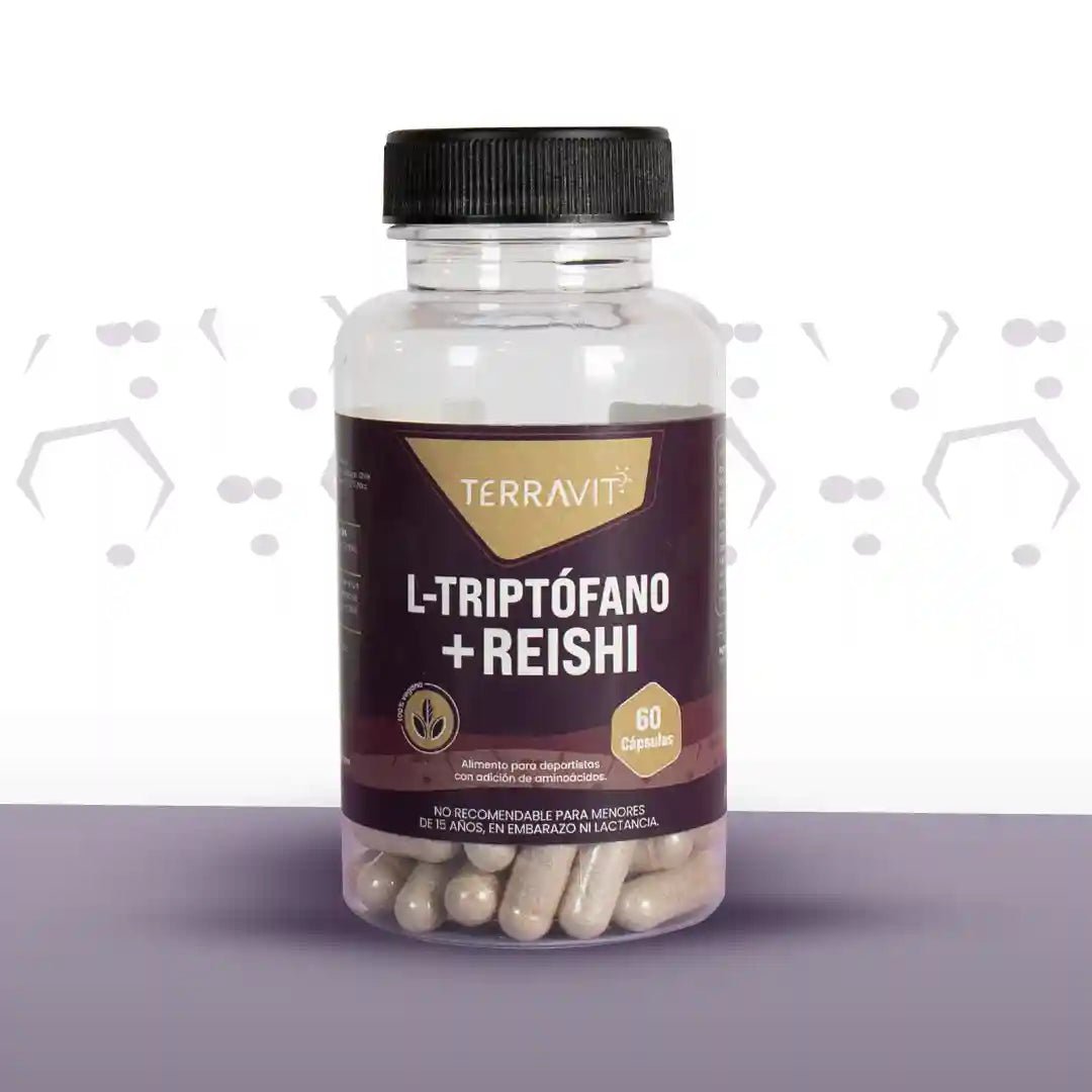 REISHI + L - TRIPTÓFANO - 60 Cápsulas - TerraVit