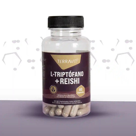 REISHI + L - TRIPTÓFANO - 60 Cápsulas - TerraVit